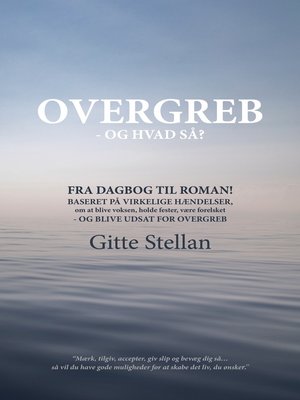 cover image of Overgreb--og hvad så?